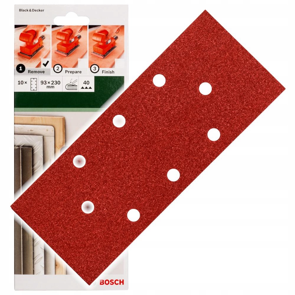 

Papier ścierny Bosch 93x230 gr. 40 op. 10szt