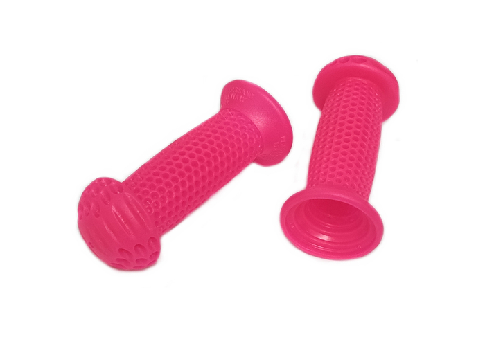 RĄCZKI UCHWYTY GUMOWE DO KIEROWNICY ROWERU RÓŻOWE