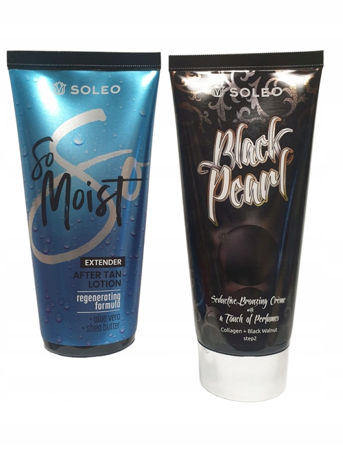 Soleo Pearl szybki bronzer do opalania i extender opalenizny zestaw