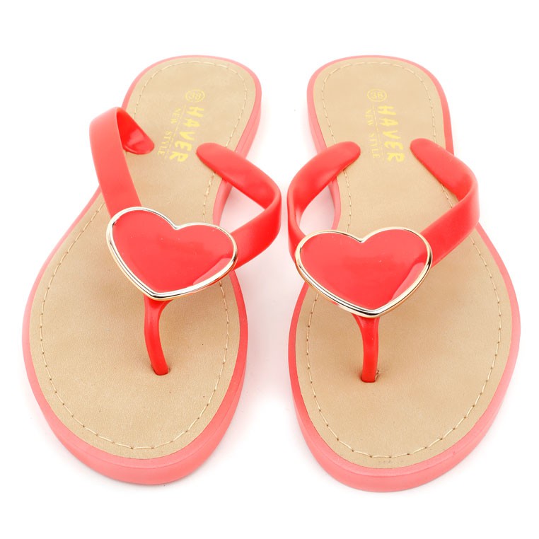 

Pomarańczowe Japonki Damskie Klapki Basenowe