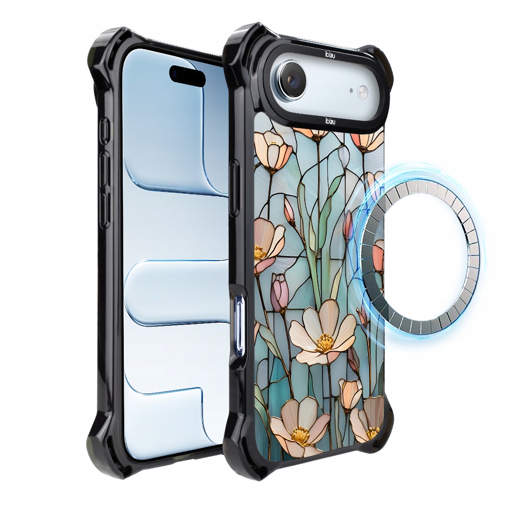 Pouzdro pro iPhone Air Ibizu DropGuard Ultra s MagSafe, Šepot polních květů