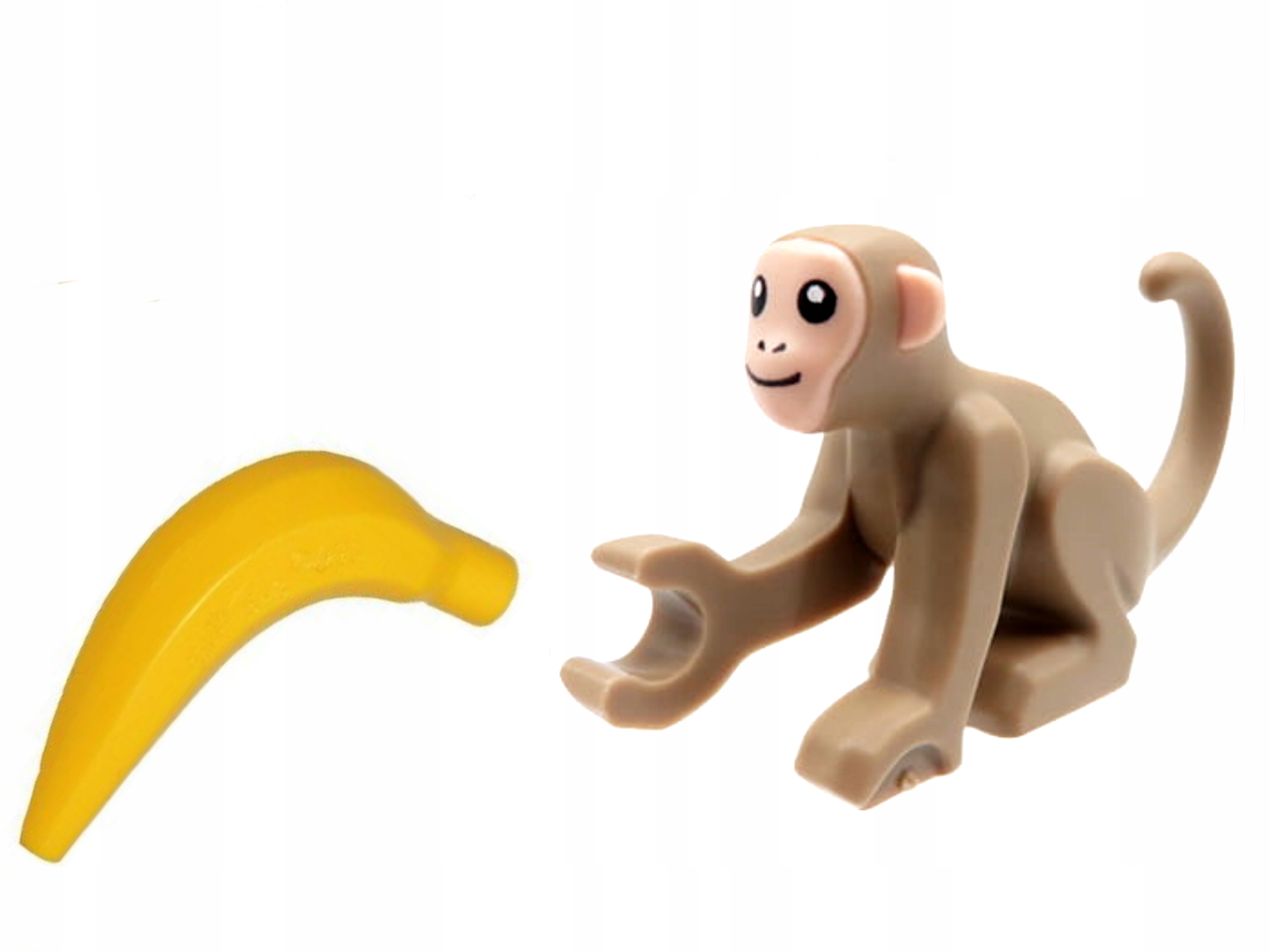 

Lego Zwierzęta Małpka piaskowa ciemna banan