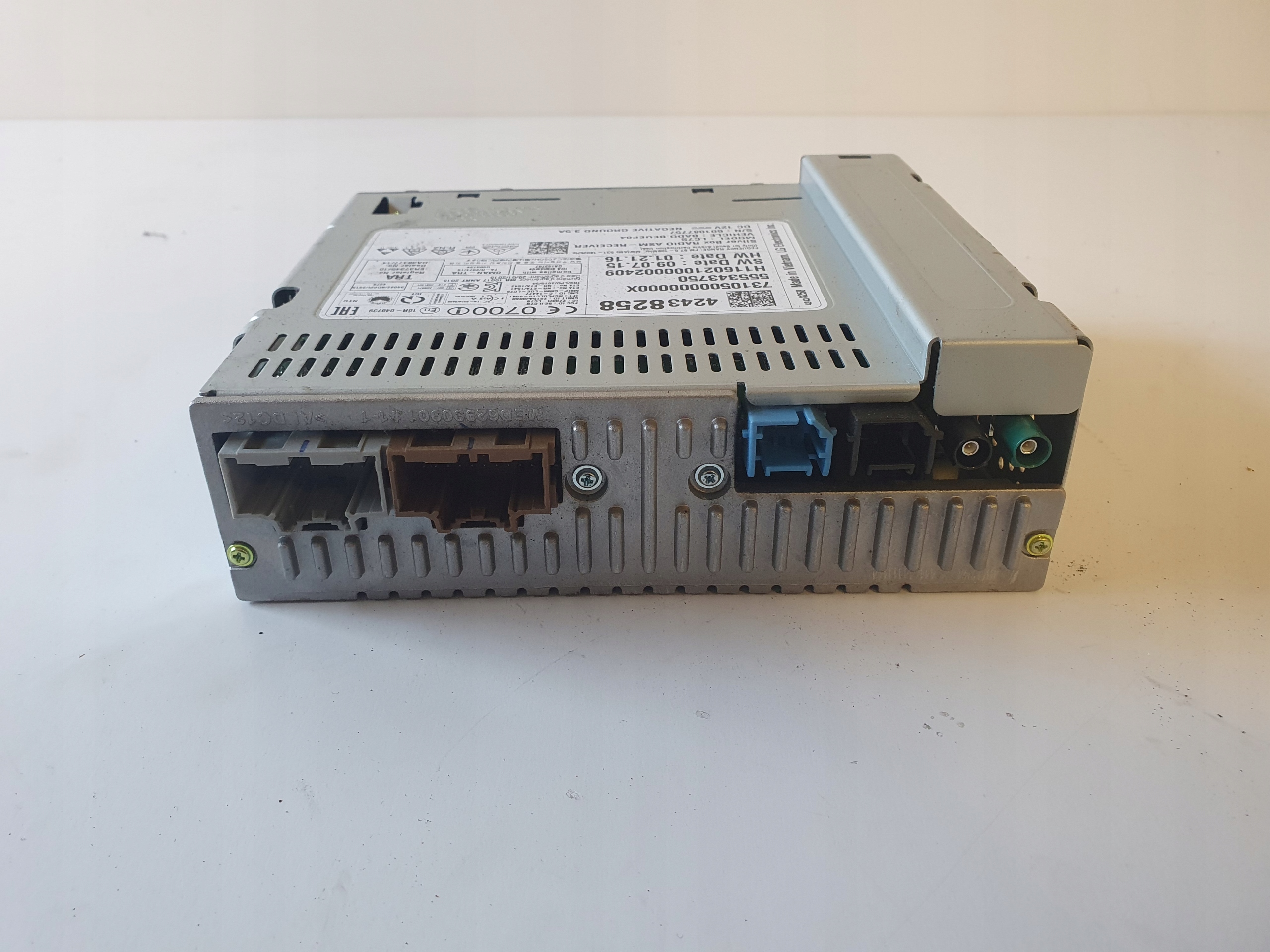 OPEL ASTRA K modulo RADIA RADIO SILVERBOX 42438258