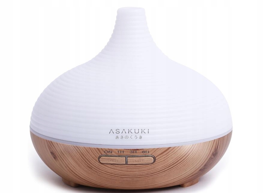 Dyfuzor zapachowy ASAKUKI 300 ml z 8 Olejkami