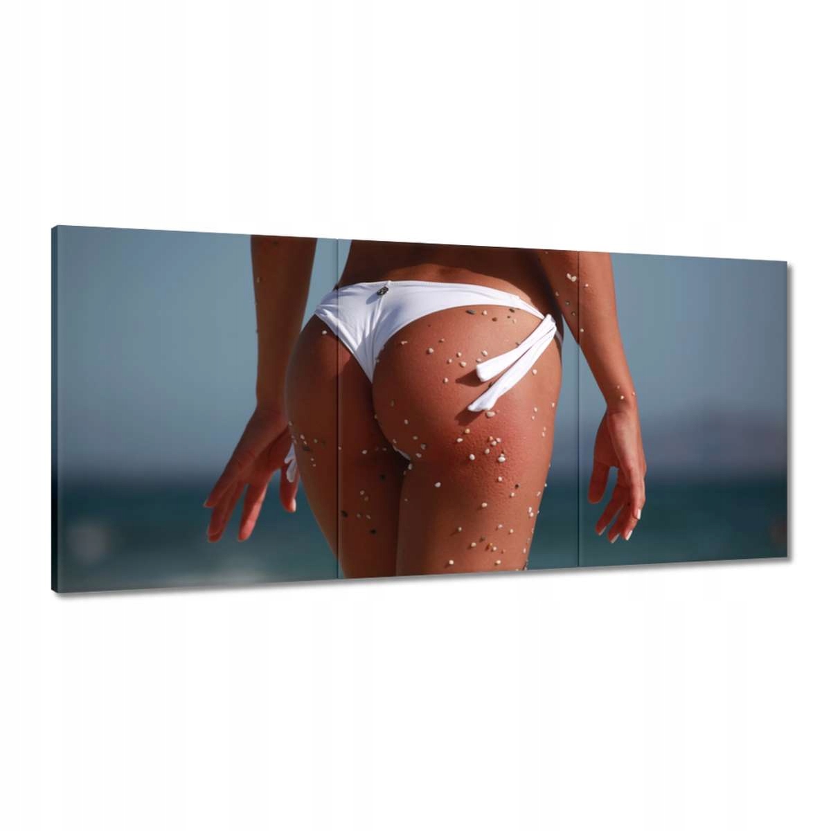 Obrazy 210x100 Dievča pri mori