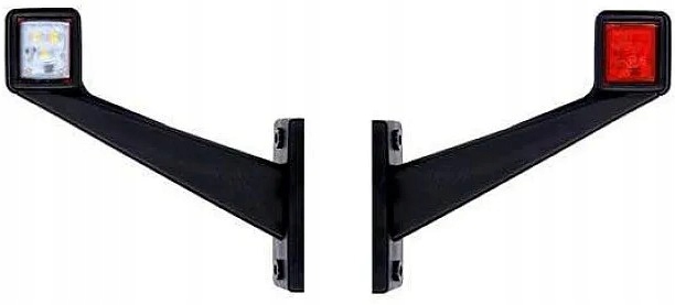 LAMPA OBRYSOWA LED OBRYSÓWKA BIAŁO CZERWONA LAWETA Rodzaj lampy uniwersalna