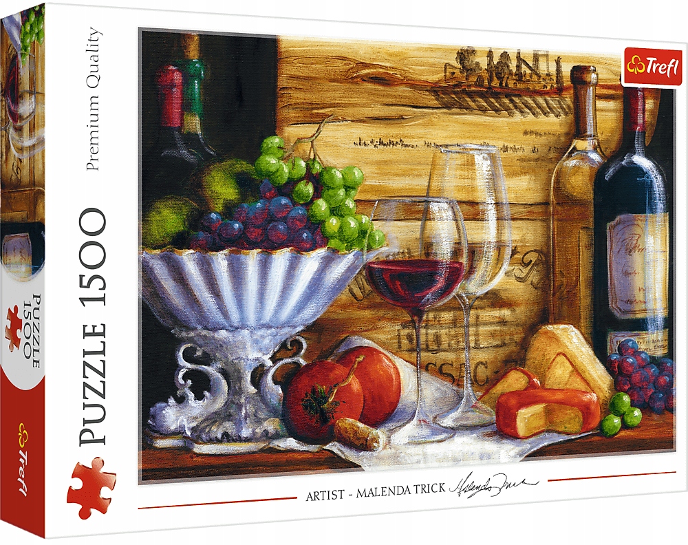 

Puzzle 1500 el W Winnicy Wino Winnica Trefl Obraz