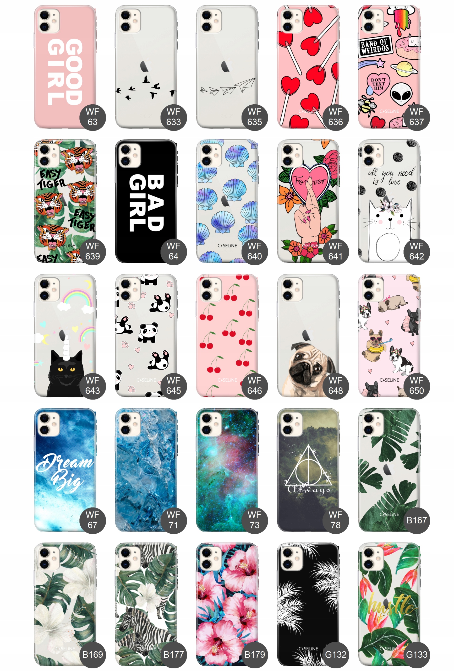 Etui do iPhone 11 case guma wzory silikon