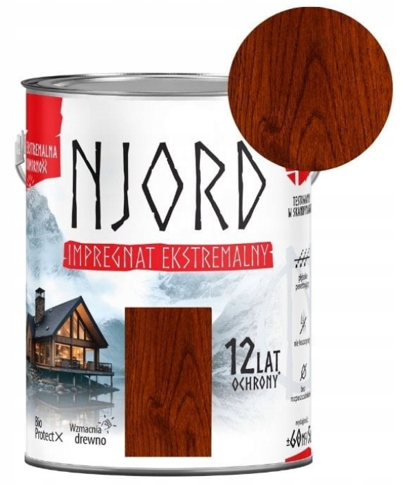Njord Impregnat ekstremalny do drewna jesion lapoński 5L 12 lat ochrony