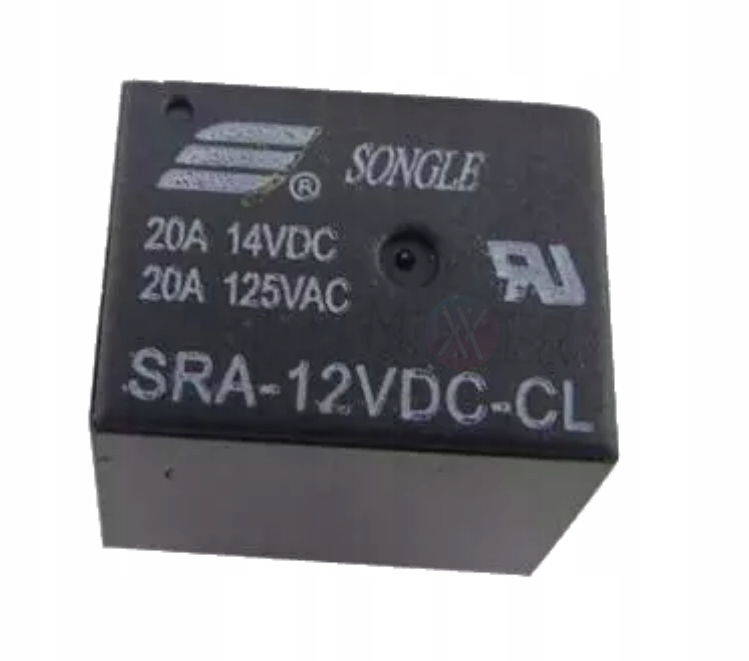 PRZEKAŹNIK SRA-12VDC-CL 12V DC 20A 125V AC 20A SONGLE Waga produktu z opakowaniem jednostkowym 0.005 kg