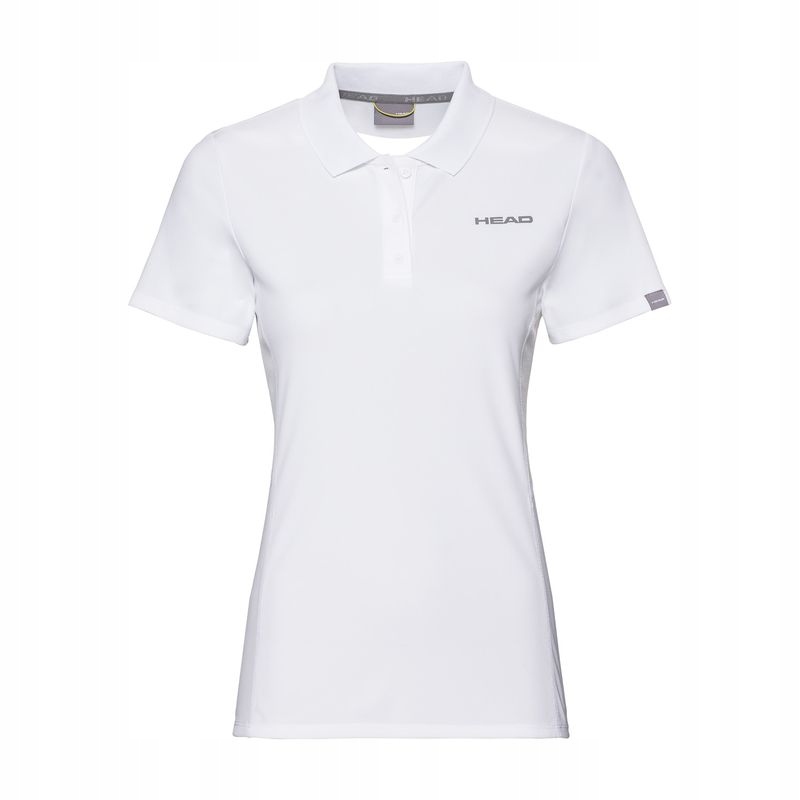 Dívčí sportovní tričko Head Club Tech Polo Bílá 152