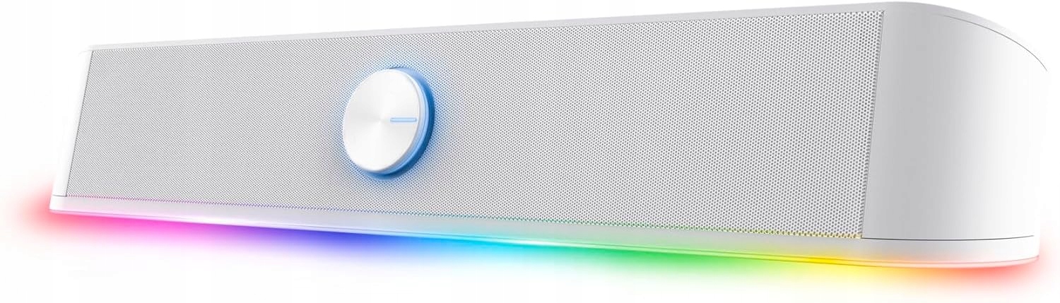Soundbar Rgb Stereo 12W Usb Jack 3,5 MM Bílý