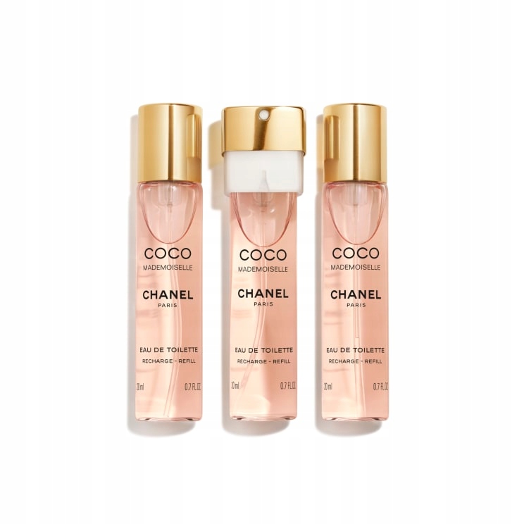 Chanel Coco Mademoiselle toaletní voda sprej 20 ml s vyměnitelnou náplní 2x20