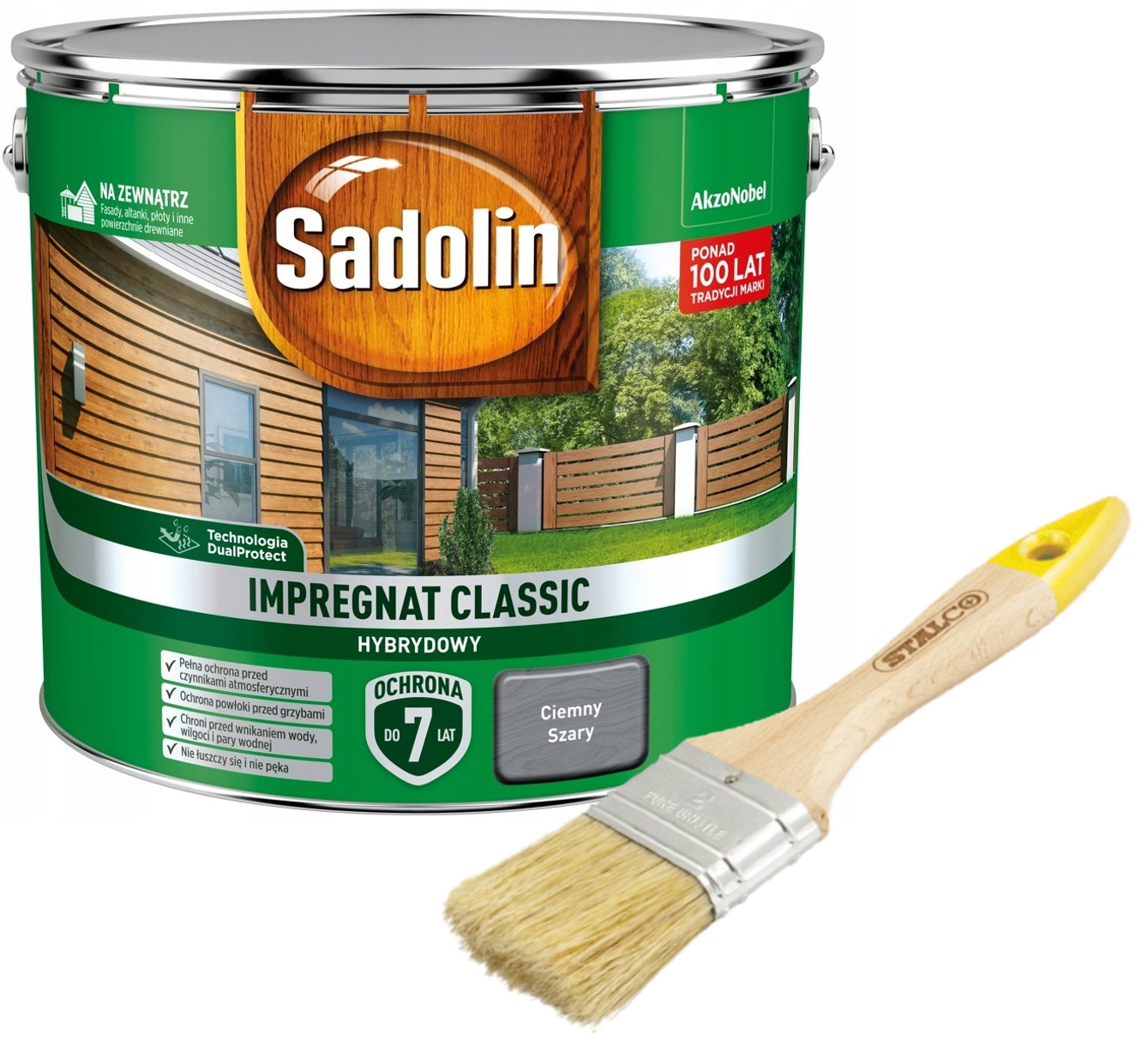 

Sadolin Classic Impregnat 9L Ciemny Szary