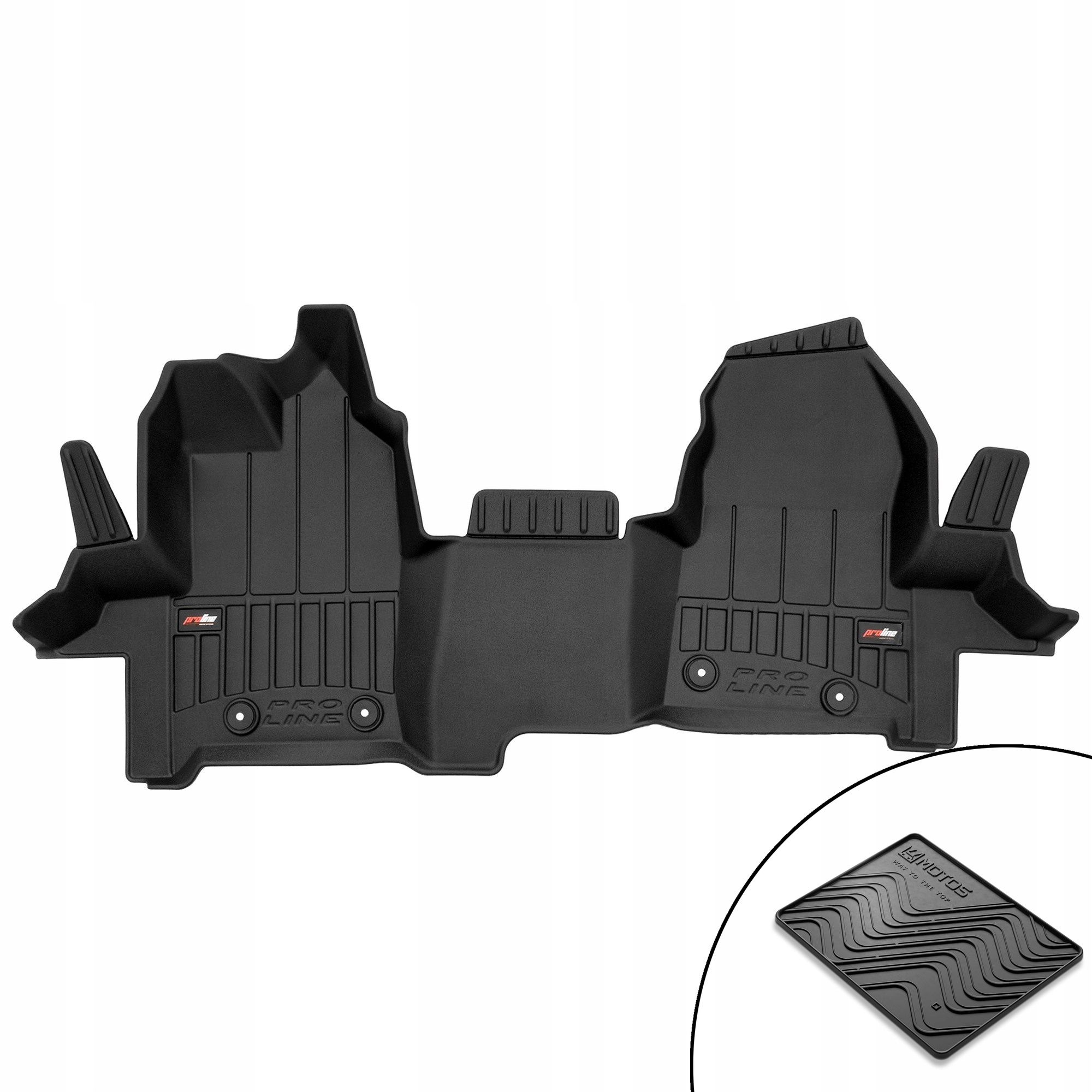 3D gumové rohože Ford Transit Custom I 2012-2023 rohož zdarma