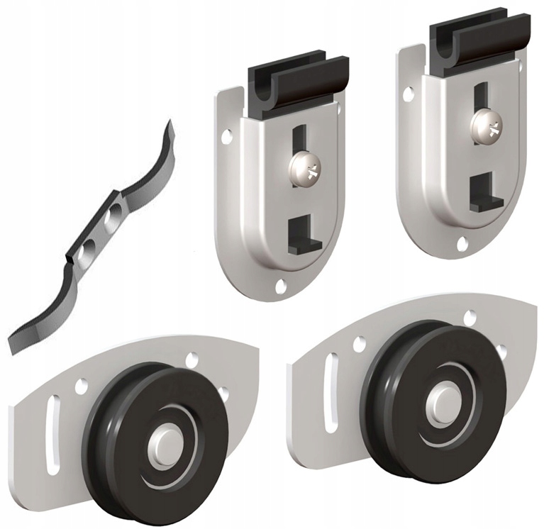 Komplet wózków drzwi przesuwne Easy