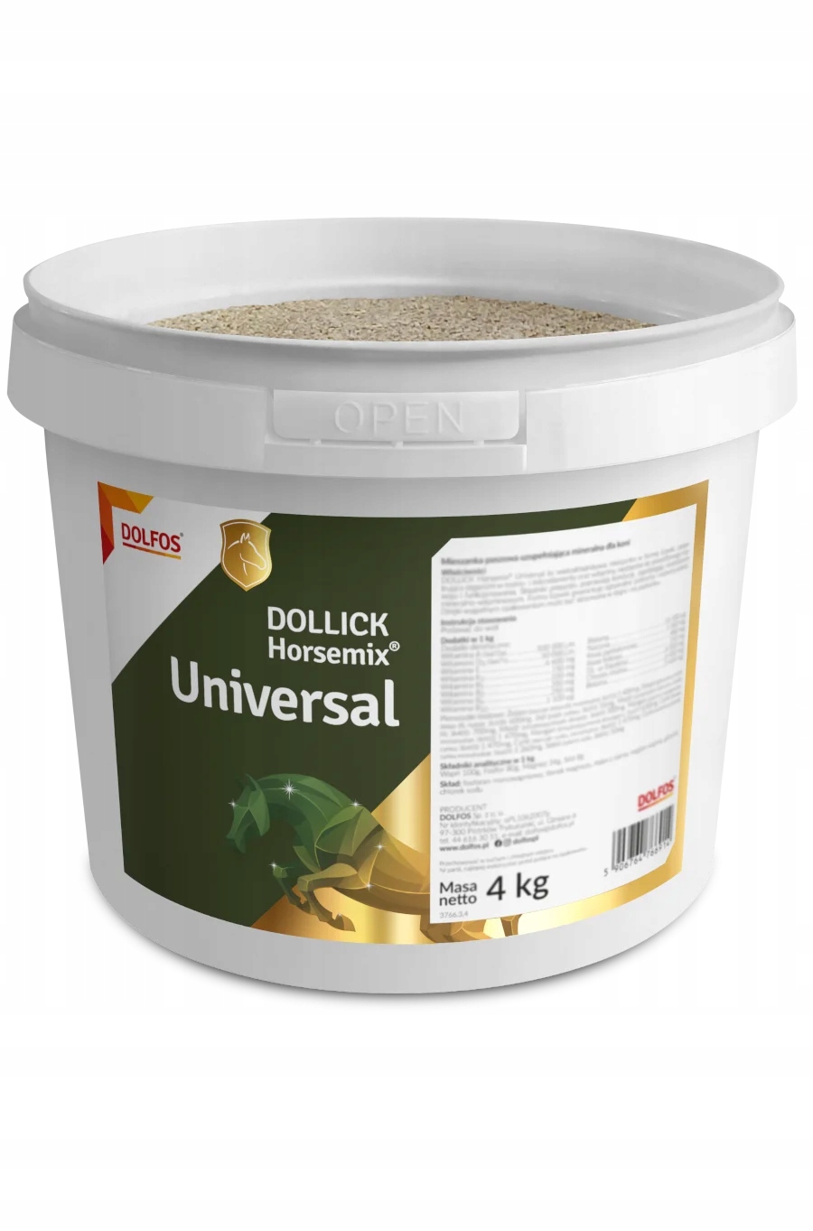 Dollick Horsemix Universal 4kg witaminy minerały w formie lizawki dla koni