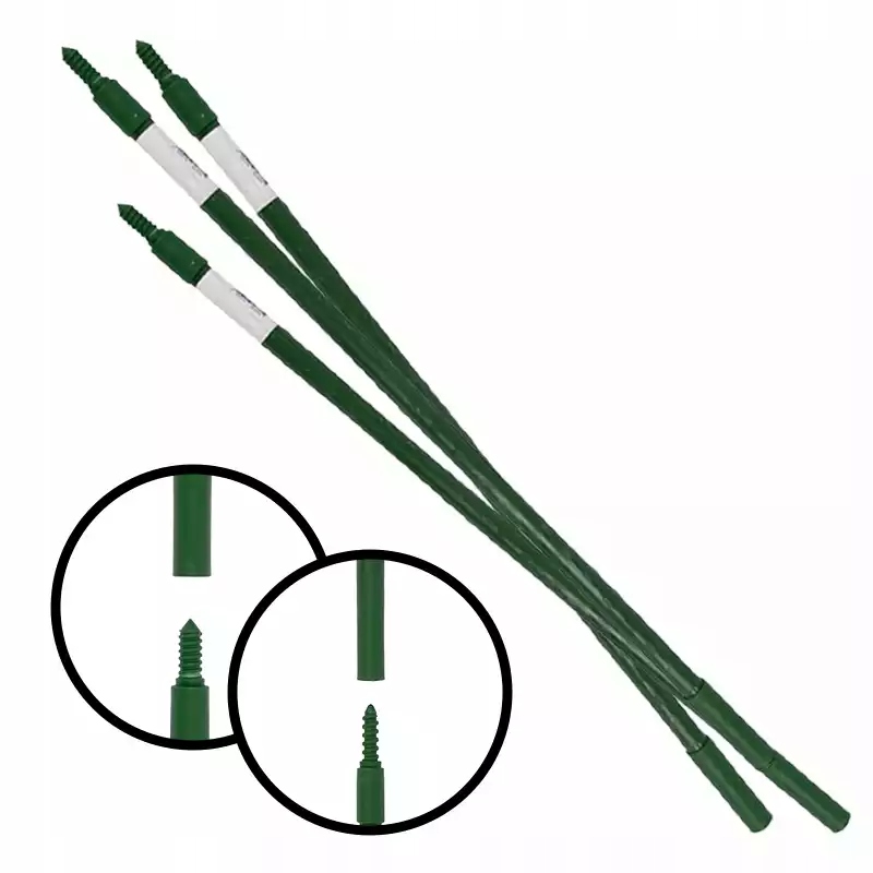 

Zielona powlekana tyczka 90cm śr. 11mm