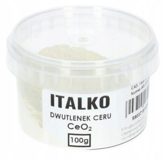 

Tlenek Ceru Do Polerowania Szyb Usuwania Rys 100G