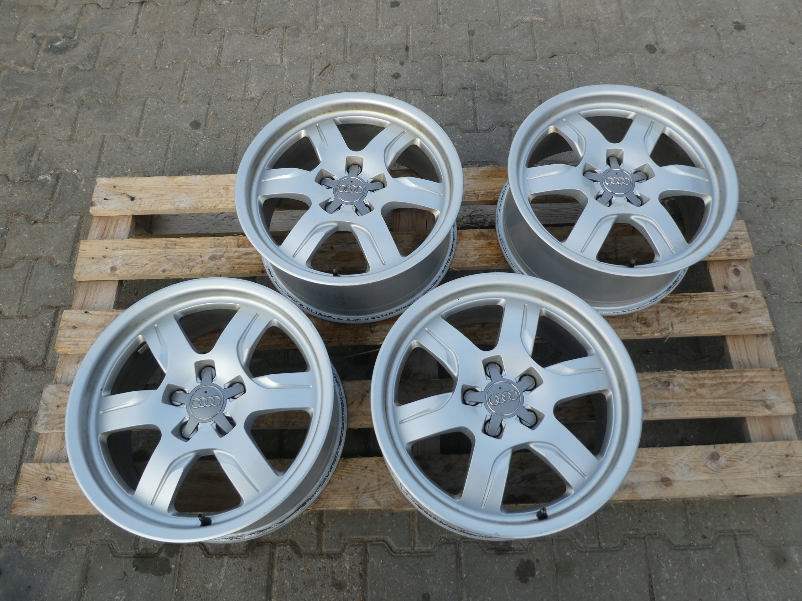4X ALU discs original AUDI A5 8T0601025B