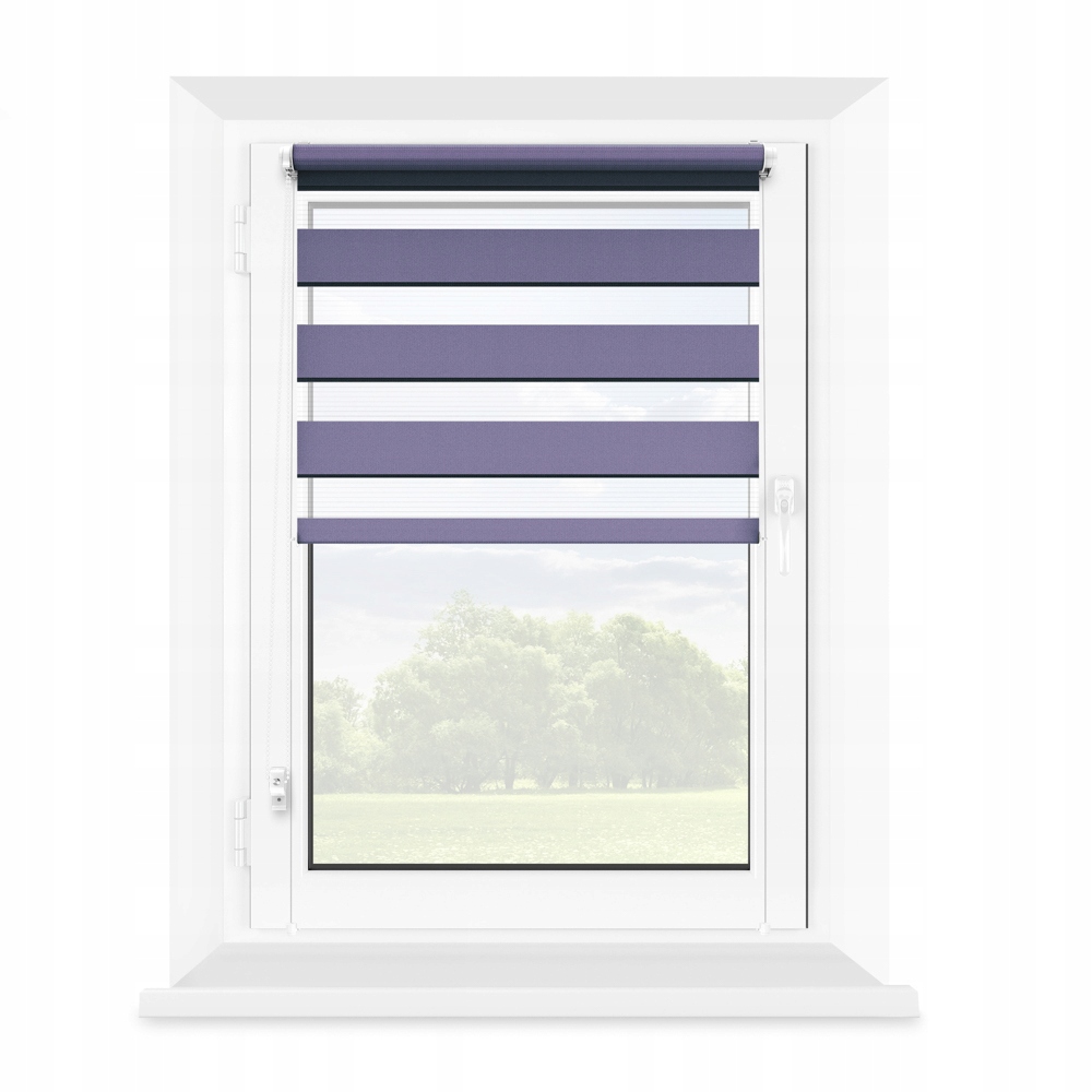 

Roleta Noc Dzień 56X215CM Wymiar Lawendowy