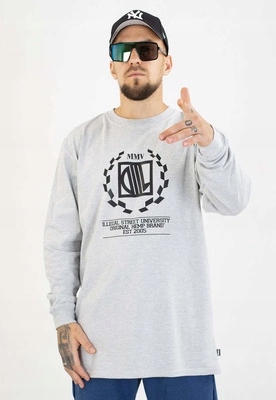 Longsleeve Diil Laur šedočerný