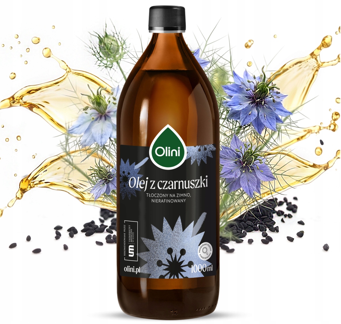 Olej z czarnuszki 1l, Olini