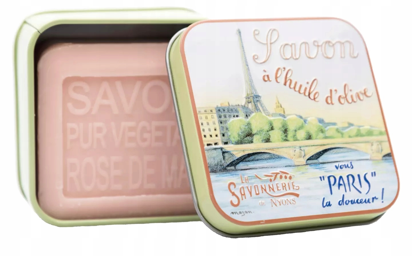 Mydło do ciała La Savonnerie de Nyons Rose de jak Róża majowa Paris 100 g