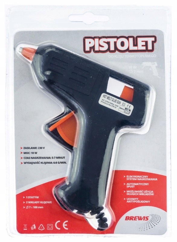 

Pistolet do kleju PK10 Moc 10 W
