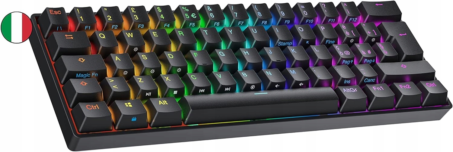 Klawiatura mechaniczna gamingowa Ranked S60 Supernova Rgb It(qwerty)