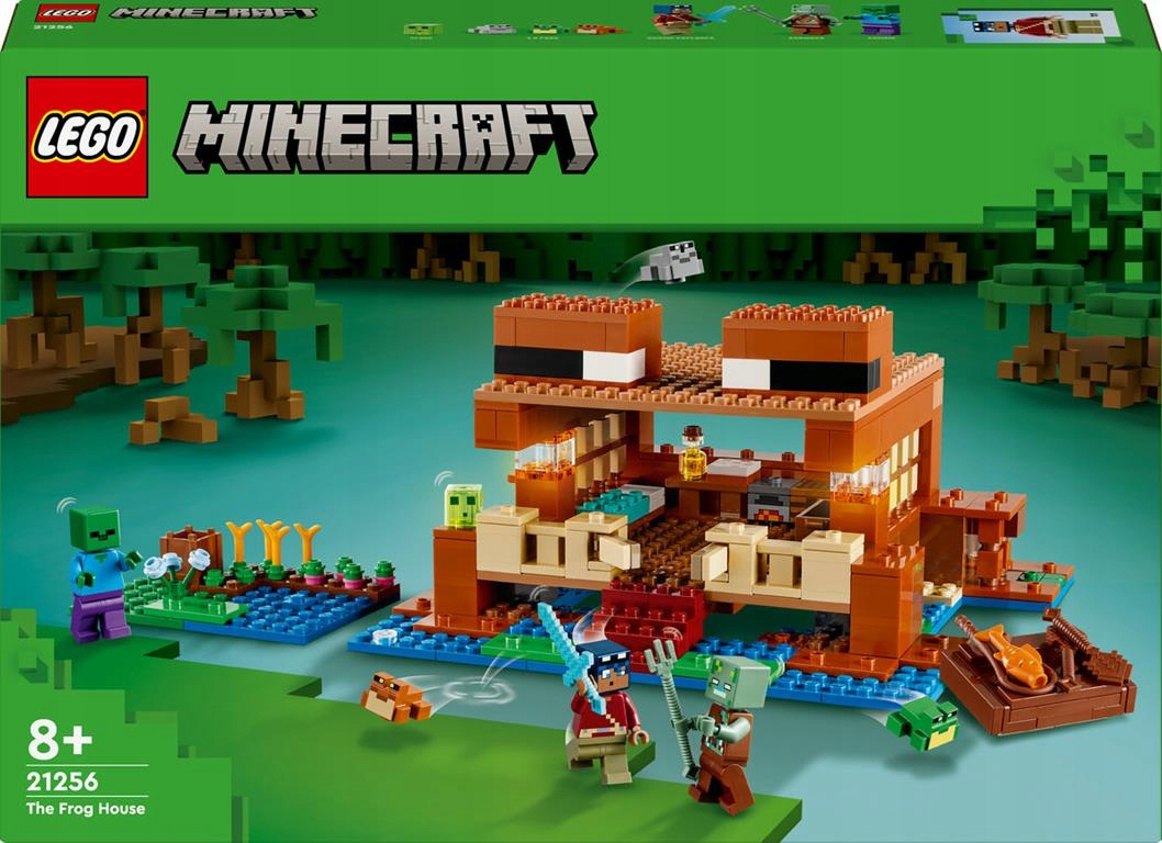 Lego Minecraft Žabí Stavebnice 21256