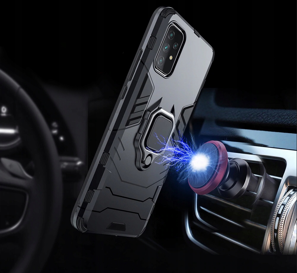 ETUI PANCERNE HOLDER RING DO SAMSUNG A13 5G +SZKŁO Dedykowana marka Samsung