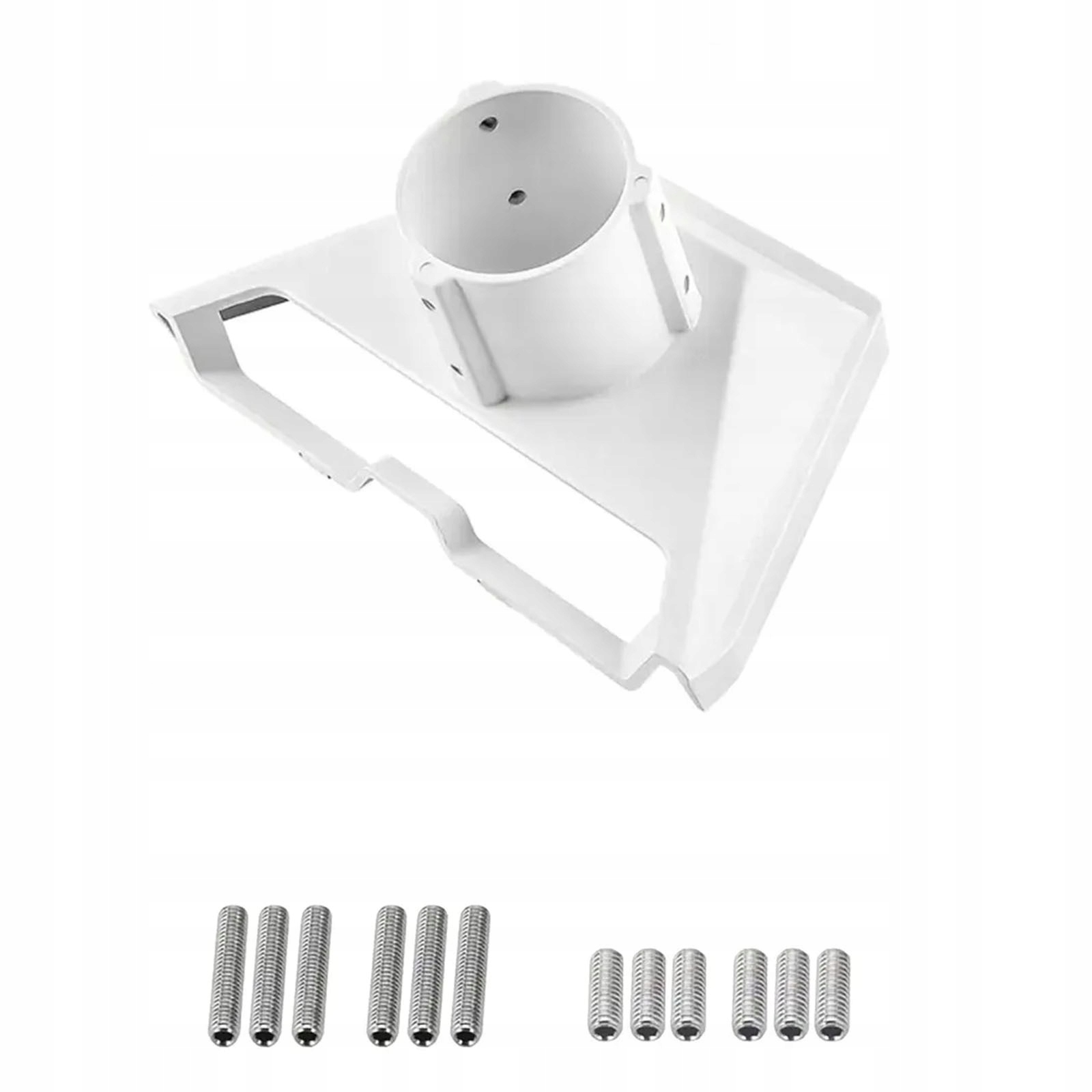 Montážní držák na trubky určený pro anténu Starlink Standard, bílý