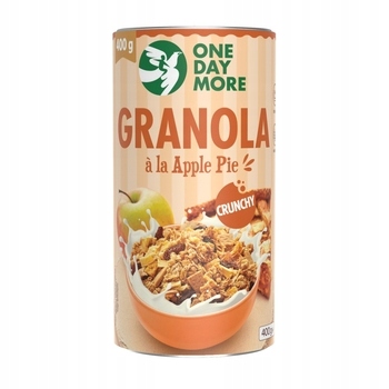 Levně 6x 400g One Day More granola jablečný koláč Karton