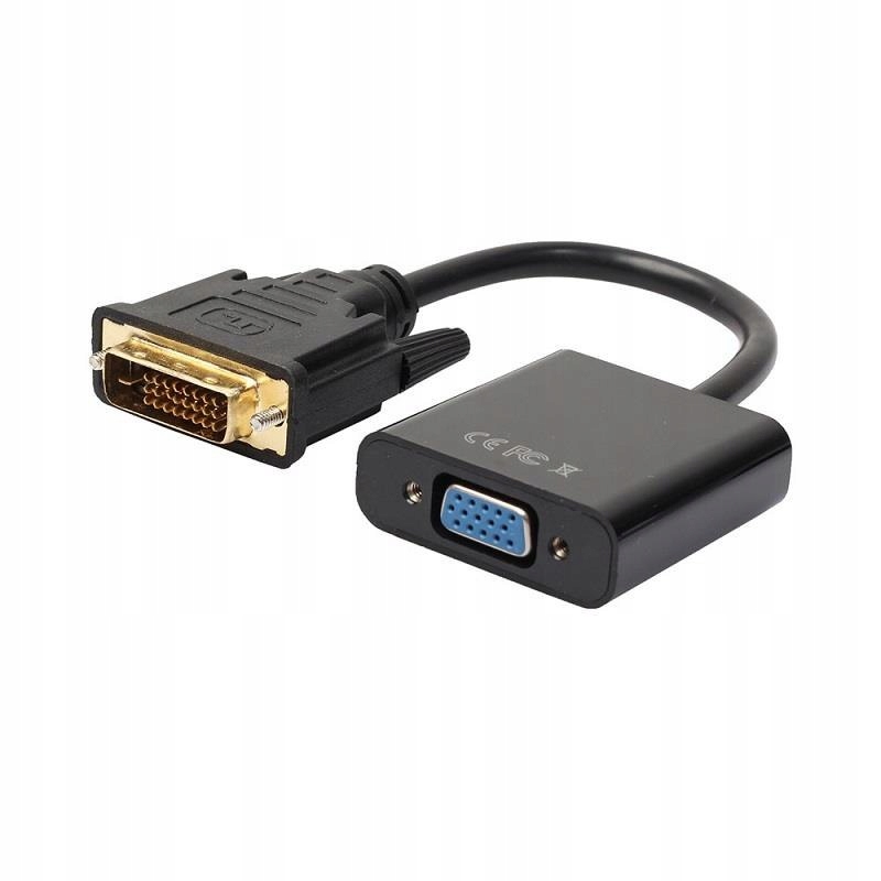 Akyga Kabel adapter Akyga AK-AD-50 Vga F DVI 20+1 pin M 0,15m czarny