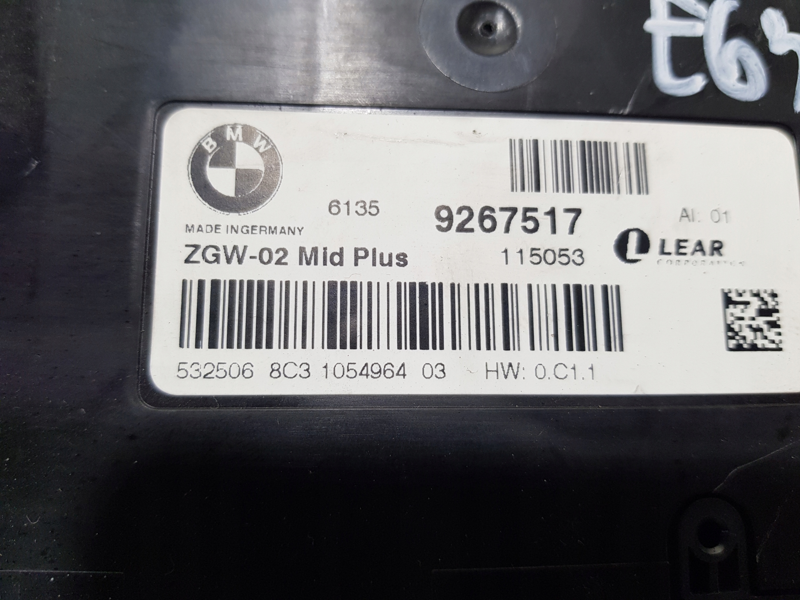 BMW X3 F25 module GATEWAY 9267517