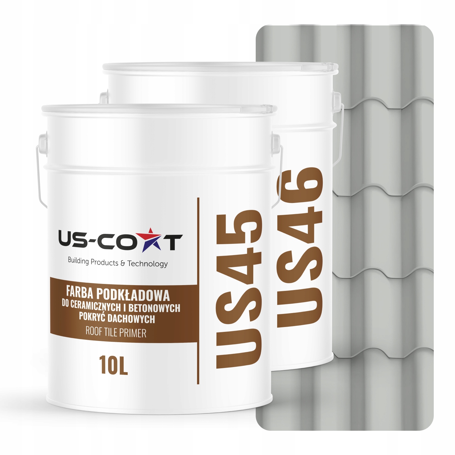 Farba Na Keramické Strešné Krytiny Základná Farba Svetlo Šedá Ral 7035 74m2 Satén