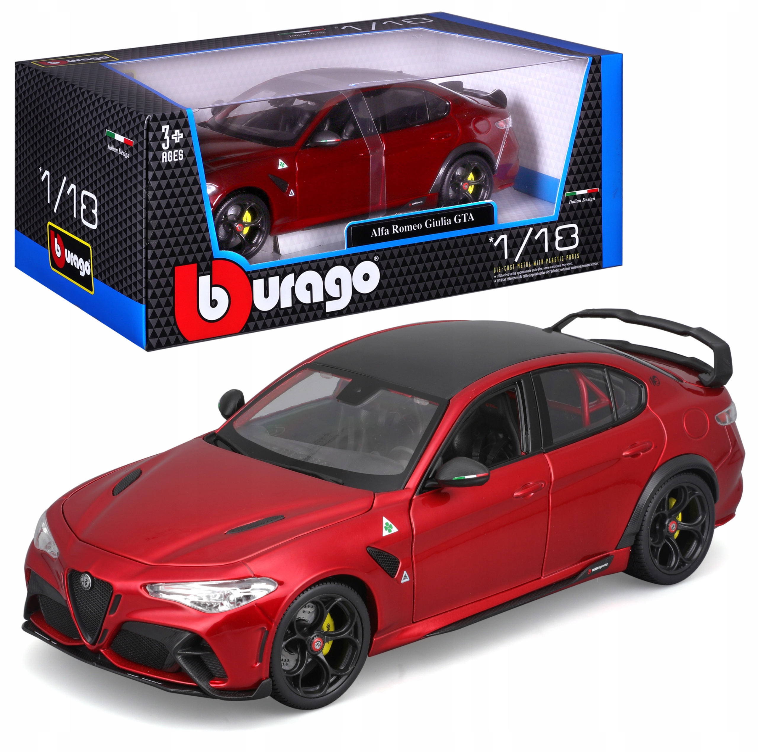 Alfa Romeo Giulia Gta 1:18 Bburago 18-11048 Model Italského Auta