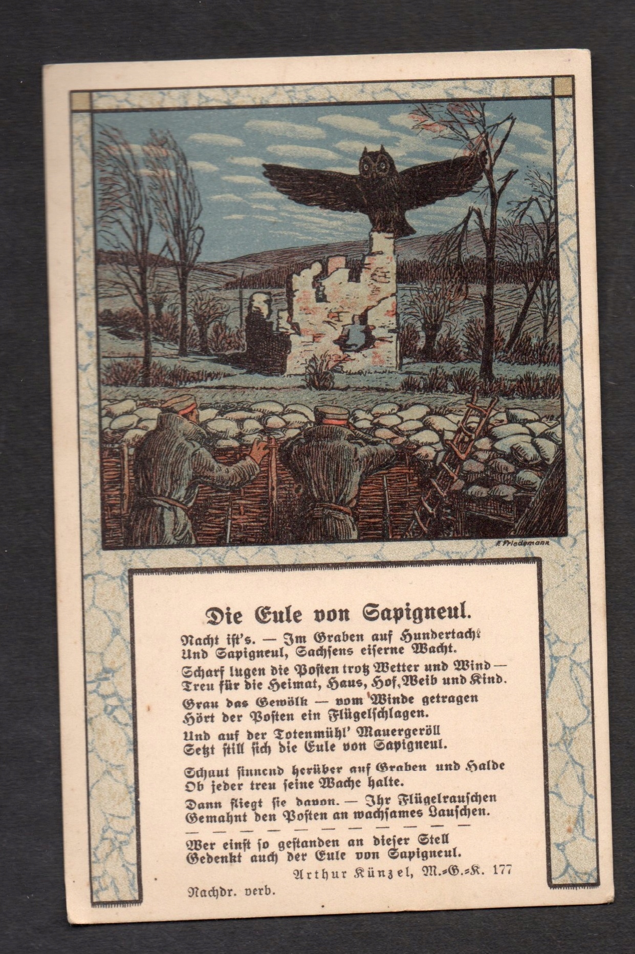 PROPAGANDA - ciekawa stara pocztówka