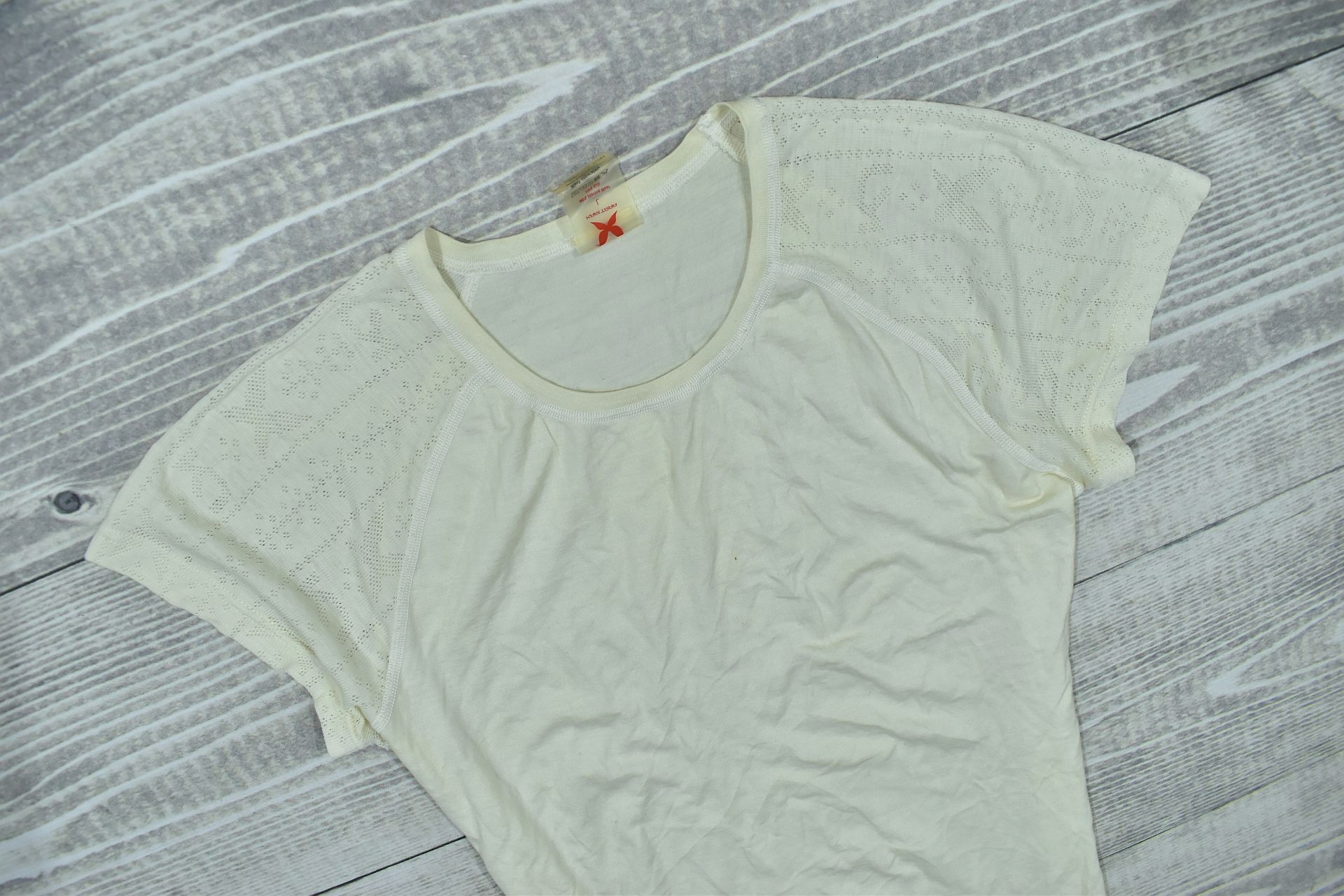 KARI TRAA Damska Koszulka z Mieszanki Wełny Merino i Jedwabiu L Kolekcja 0002