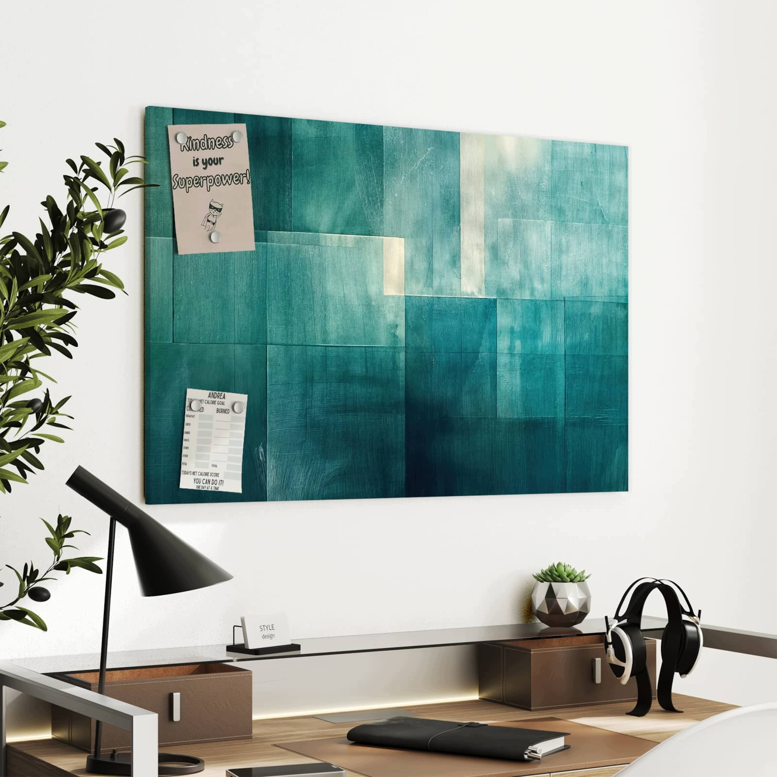 Magnetická tabule Abstraktní pozadí 90 × 60 cm