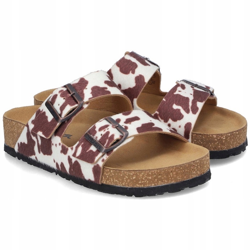 Nazouváky pantofle Rieker V6391-90 Multi s německými puntíky VEL.37