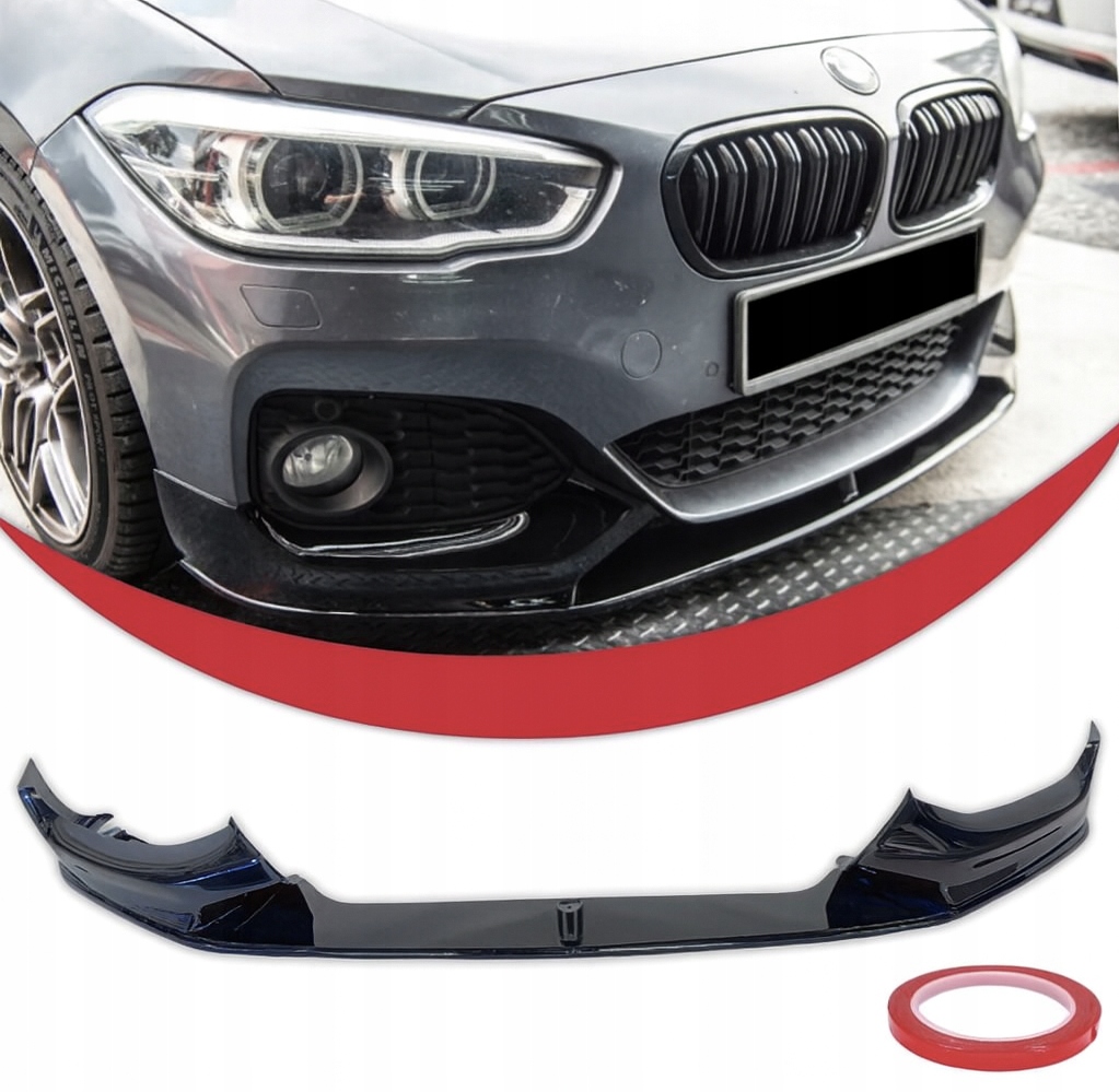 Přední Krytka Nárazníku Bmw F20 F21 Polift LCI Performance Černá Lesklá