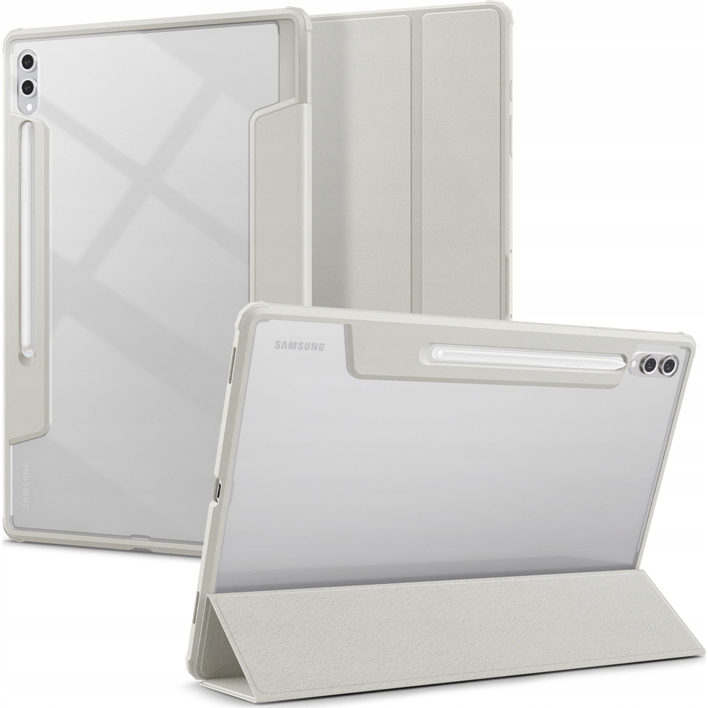 Etui z klapką do Galaxy Tab S10/S9/S8 Ultra, Spigen Ultra Hybrid Pro, case