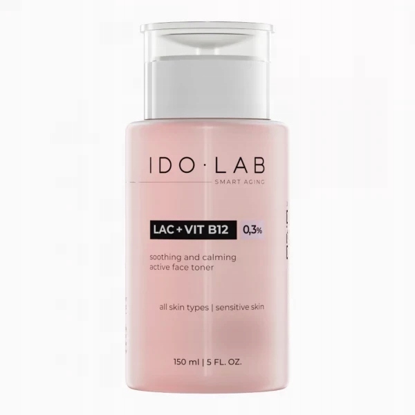 Ido Lab LAC+B12 zklidňující tonikum pro citlivou pleť 150 Ml