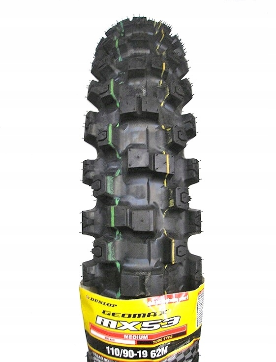 110/90-19 DUNLOP GEOMAX MX53 СЕРЕДНІЙ ЗАДНІЙ МОТОКРОС