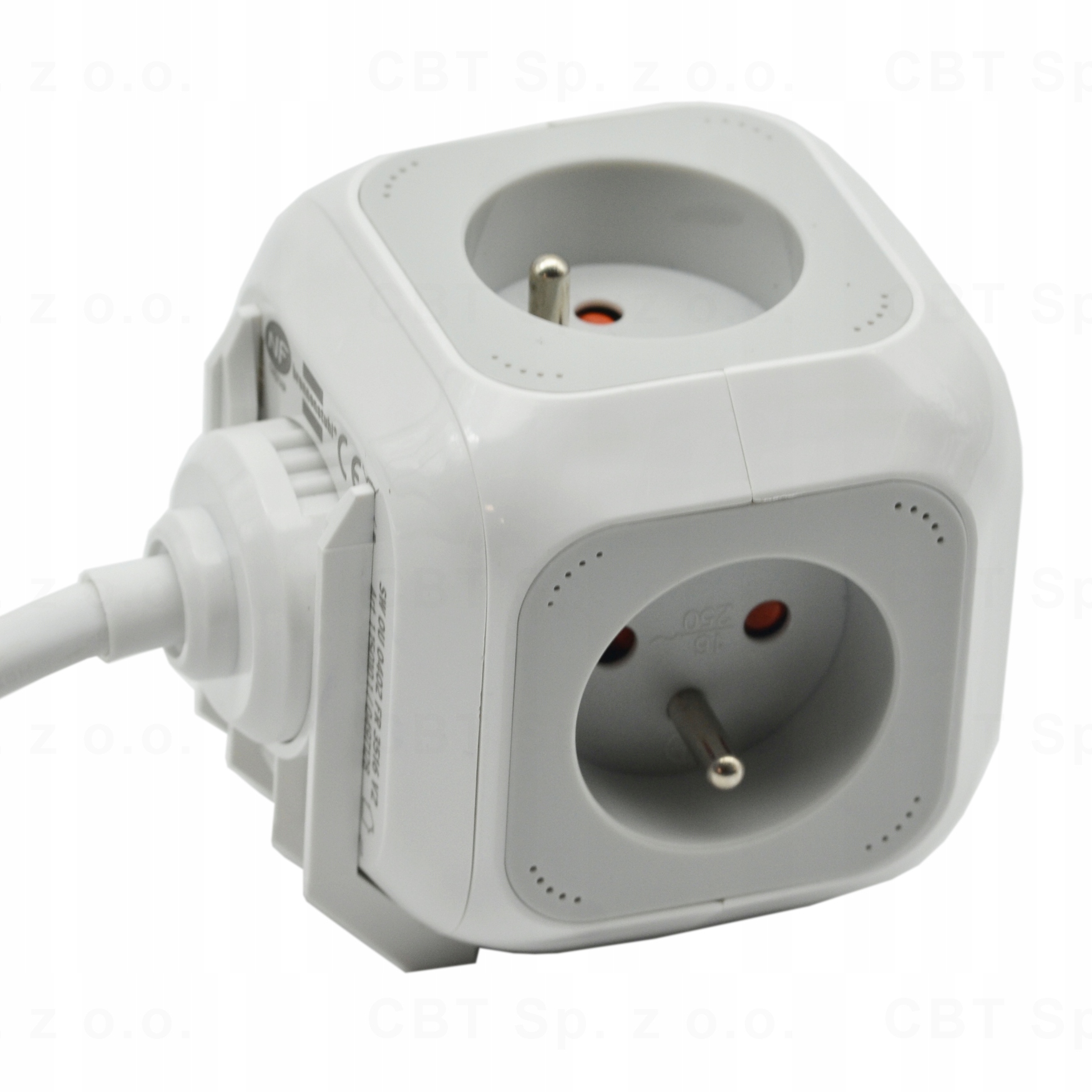 PRZEDŁUŻACZ KOSTKA CUBE ŁADOWARKA 2 x USB NA BIURKO 4 GNIAZDA KABEL 1,4 M Marka Brennenstuhl