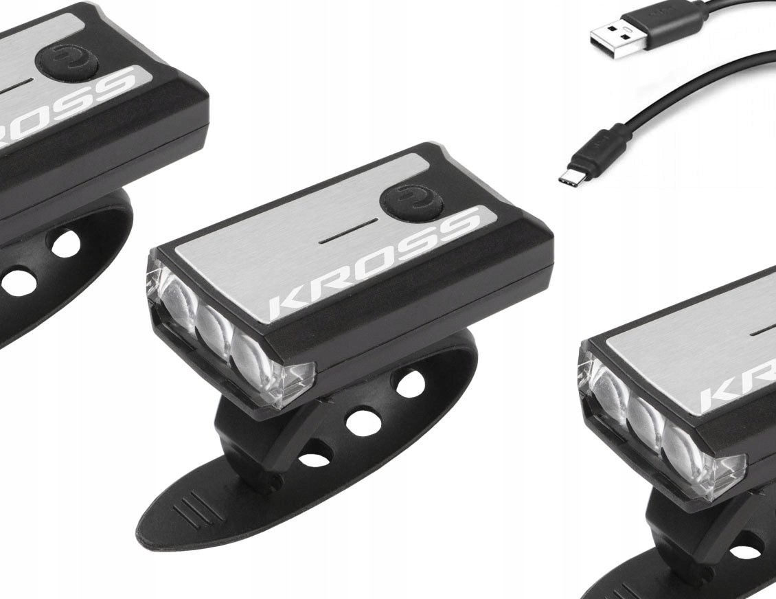 KROSS NEAT LAMPKA ROWEROWA PRZÓD LED ŁADOWANA USB