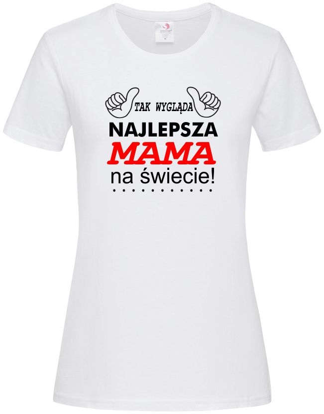 

Koszulka Dla Mamy Dzień Tak Wygląda Najlepsza Mama