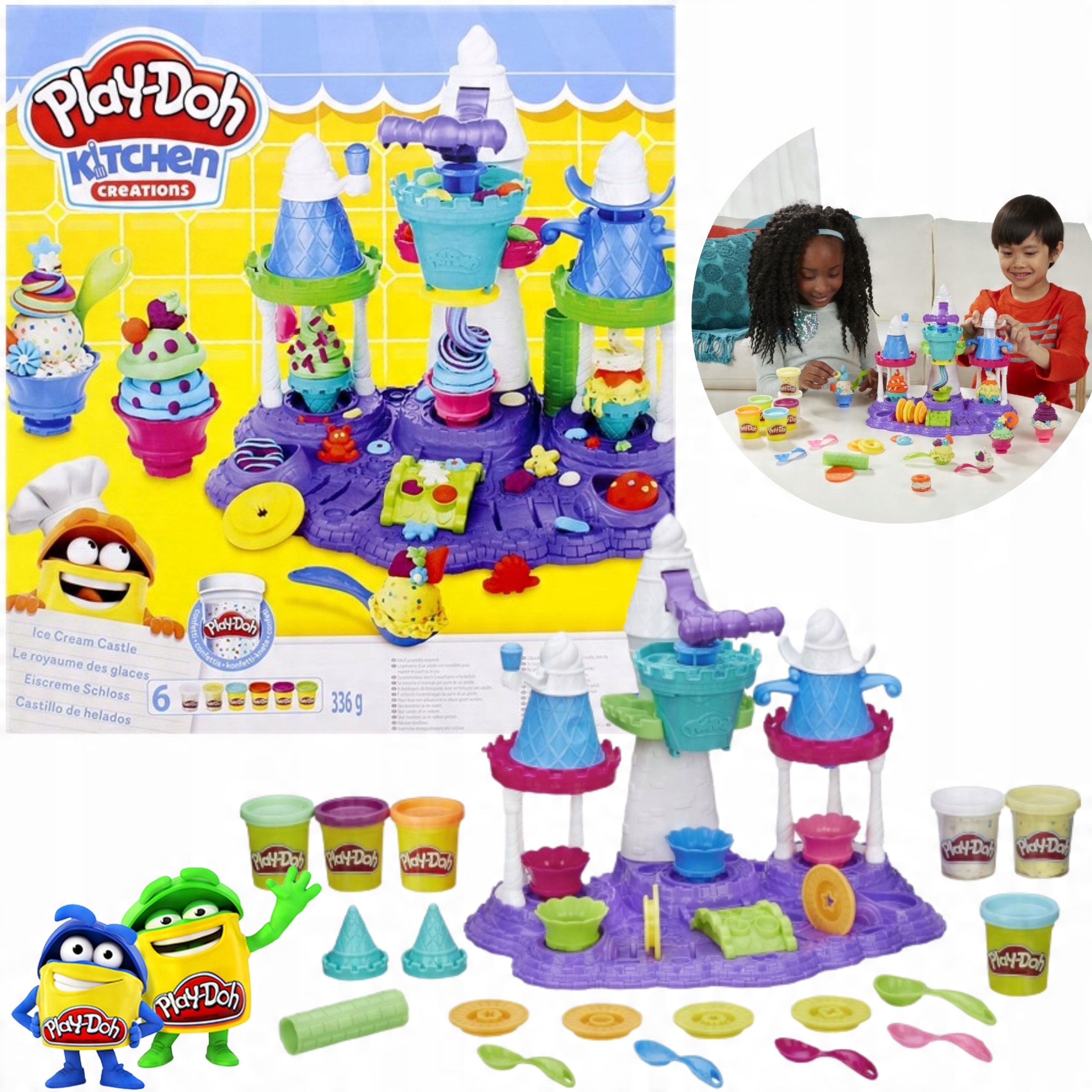 

Playdoh Ciastolina Lodowy Zamek Zestaw Lody